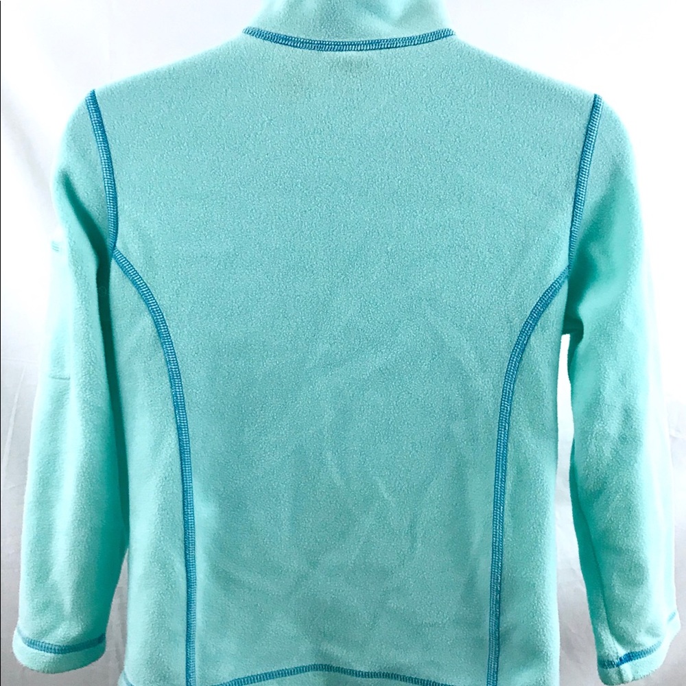 L.L.Bean Fleece Jacket girls size Lg. (6x/7) - Picture 4 of 6